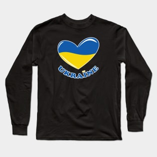 Ukrainian heart Long Sleeve T-Shirt